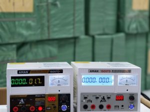 Cấp nguồn Aman 1505TD15V -5A  tích hợp kim và số