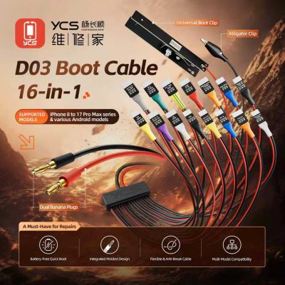 Dây cấp nguồn YCS D03 cho IP và Androi
